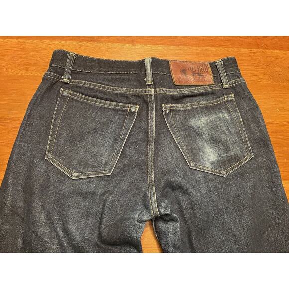 30 X 29 Left Field Work Wear Jeans Ringspun Cotton Made In USA Blue Denim - Picture 7 of 14